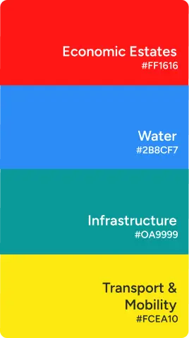 Aboitiz InfraCapital secondary accent colors
