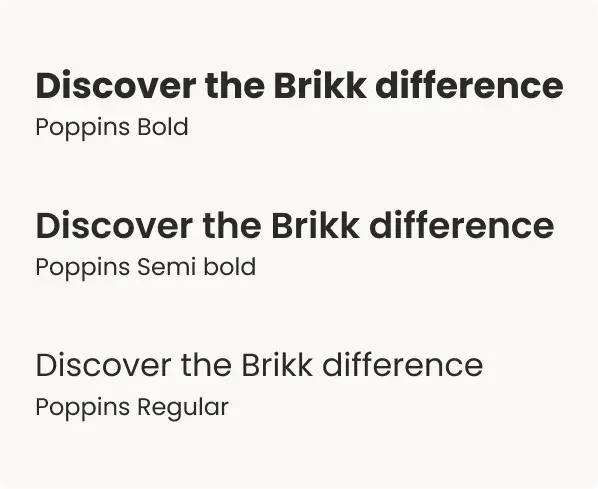 Brikk Typography — Discover the Brikk difference