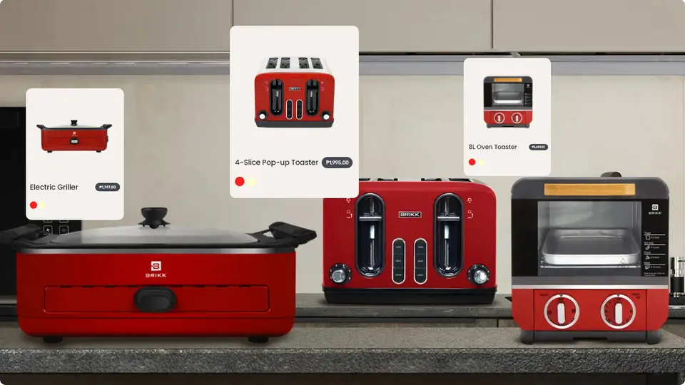Brikk e-commerce website by Designblue