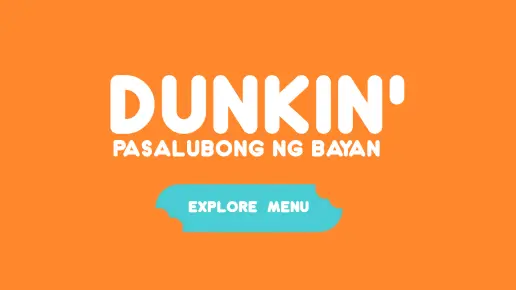 Dunkin' Philippines website project by Designblue