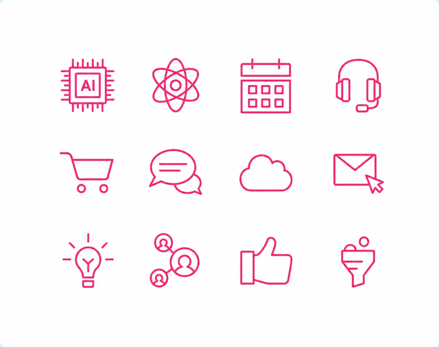 Digital Alchemy simplified icon set
