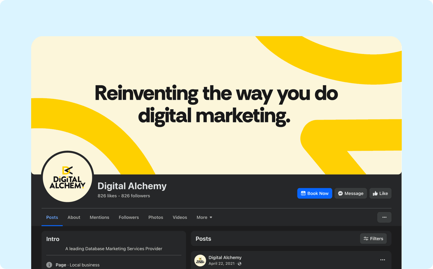 Digital Alchemy website homepage